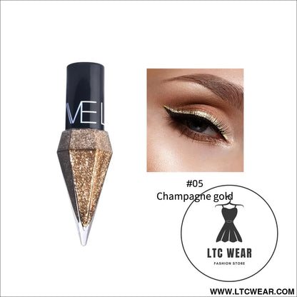 Diamond Sparkling Liquid Eyeliner: Quick-Dry & Waterproof - L.T.C Wear Online Fashion Store