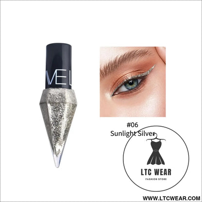 Diamond Sparkling Liquid Eyeliner: Quick-Dry & Waterproof - L.T.C Wear Online Fashion Store