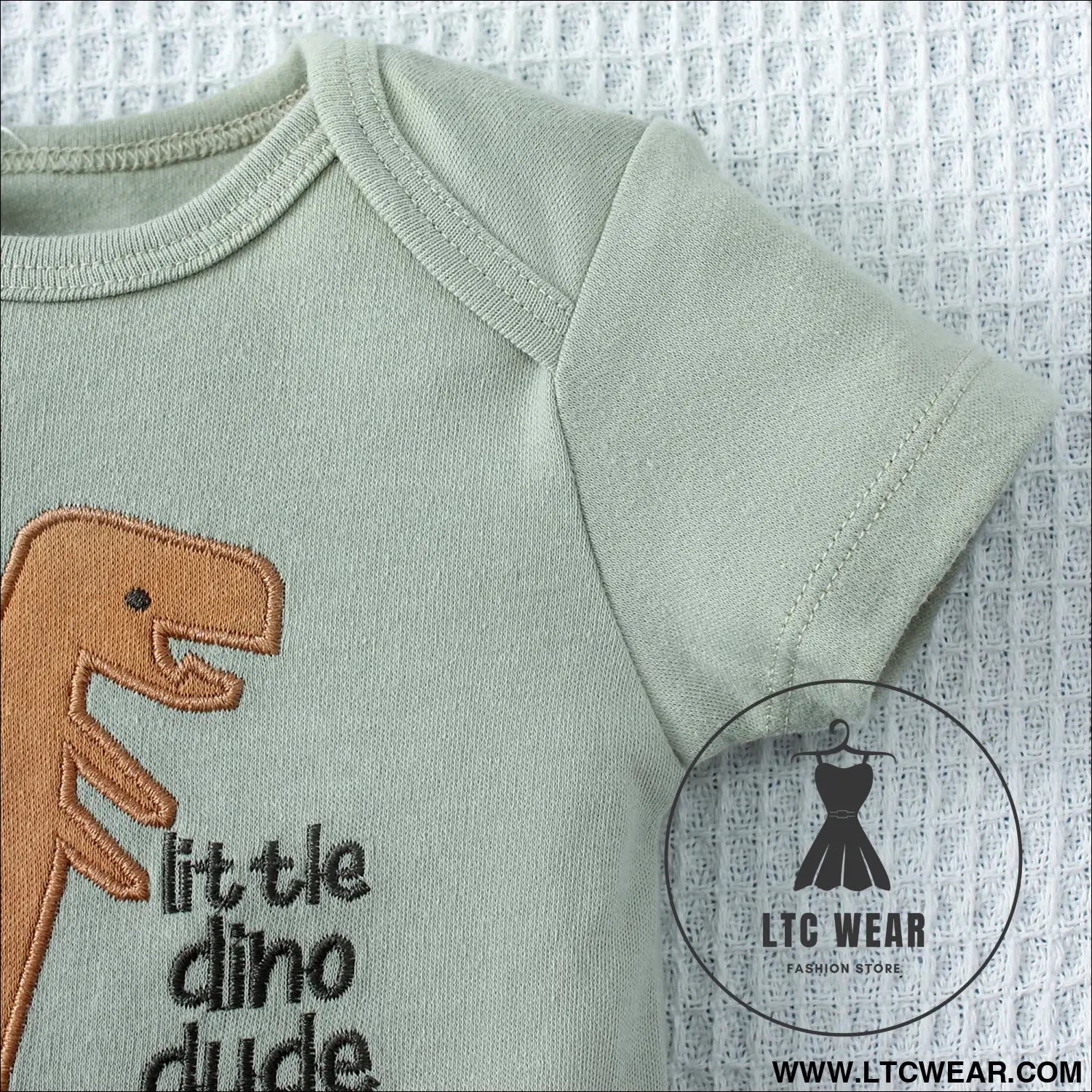 Dino-mite baby bodysuit set - 3pcs for summer fun! - baby bodysuit