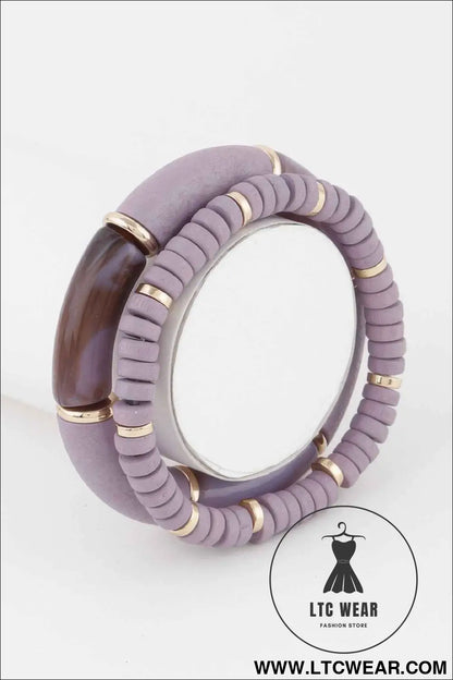 Double Layered Bead Bracelet