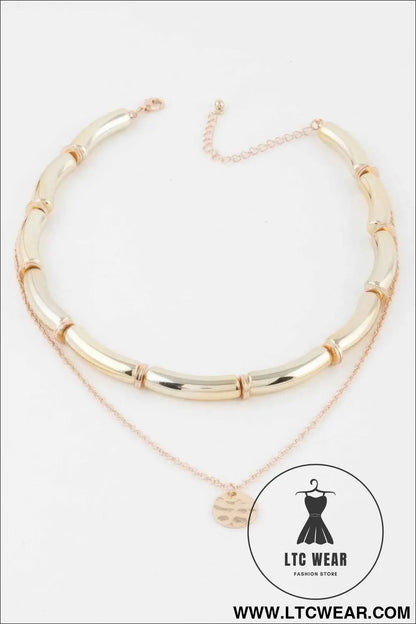 Double Layered Chain Necklace