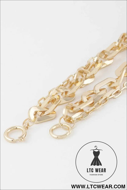 Double Link Chain Necklace