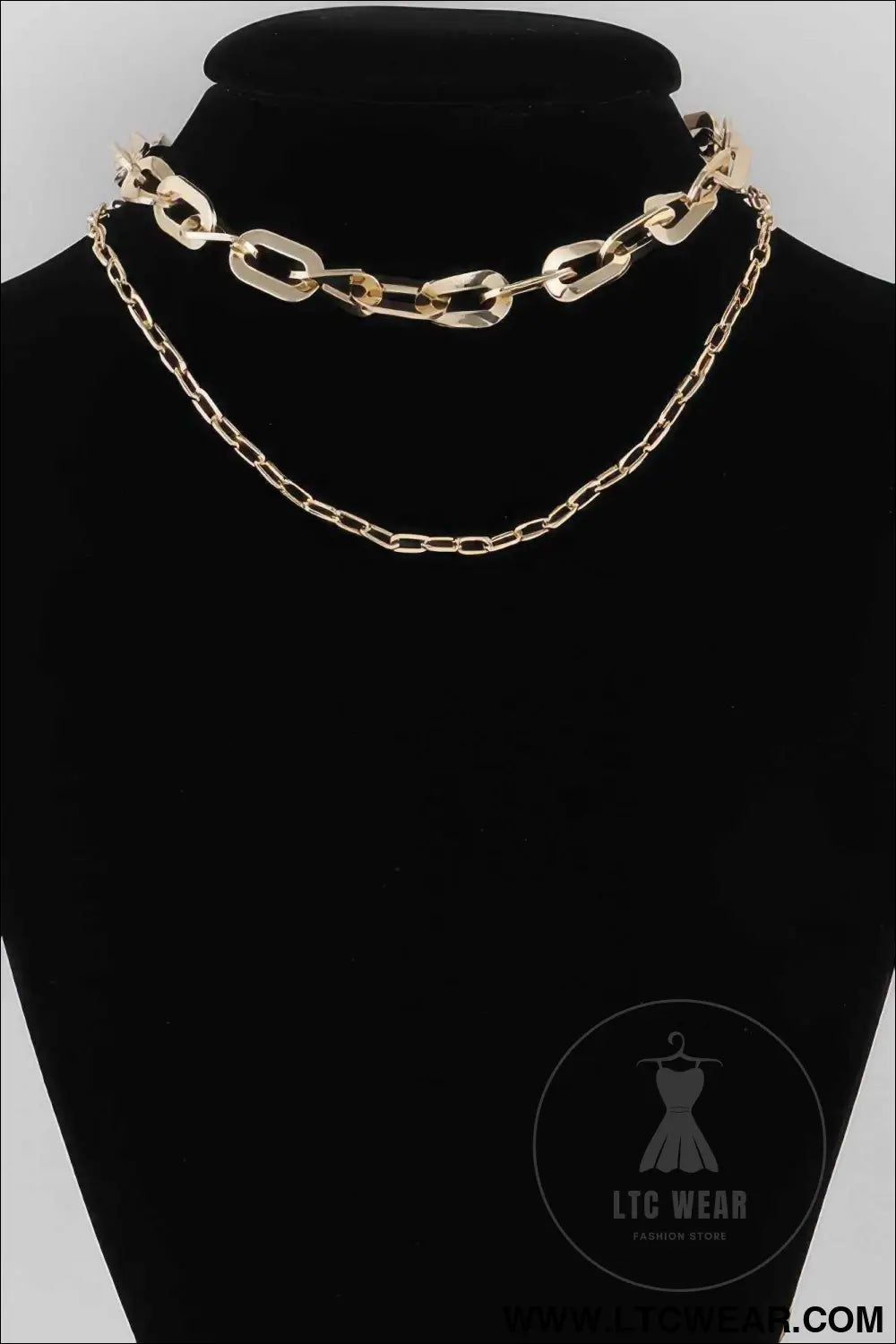 Double Link Chain Necklace
