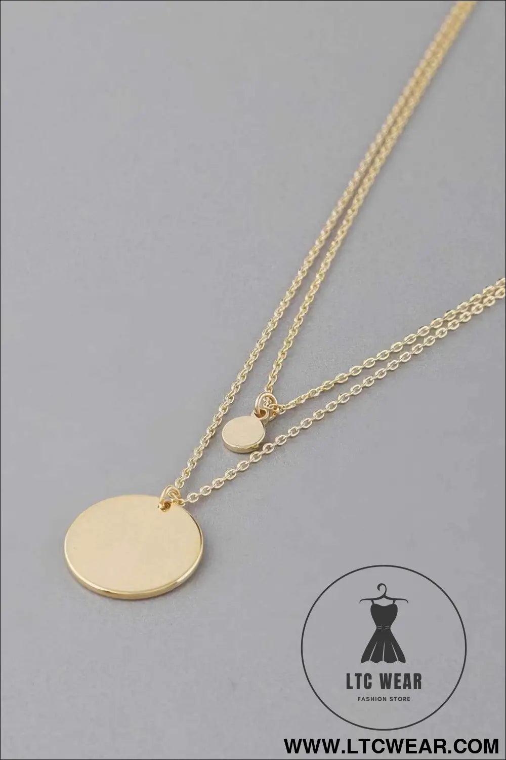 Double Pendant Necklace