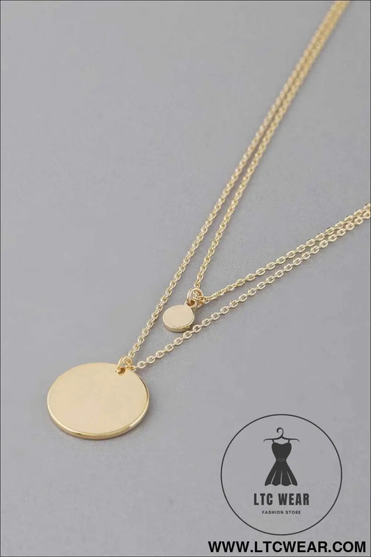 Double Pendant Necklace