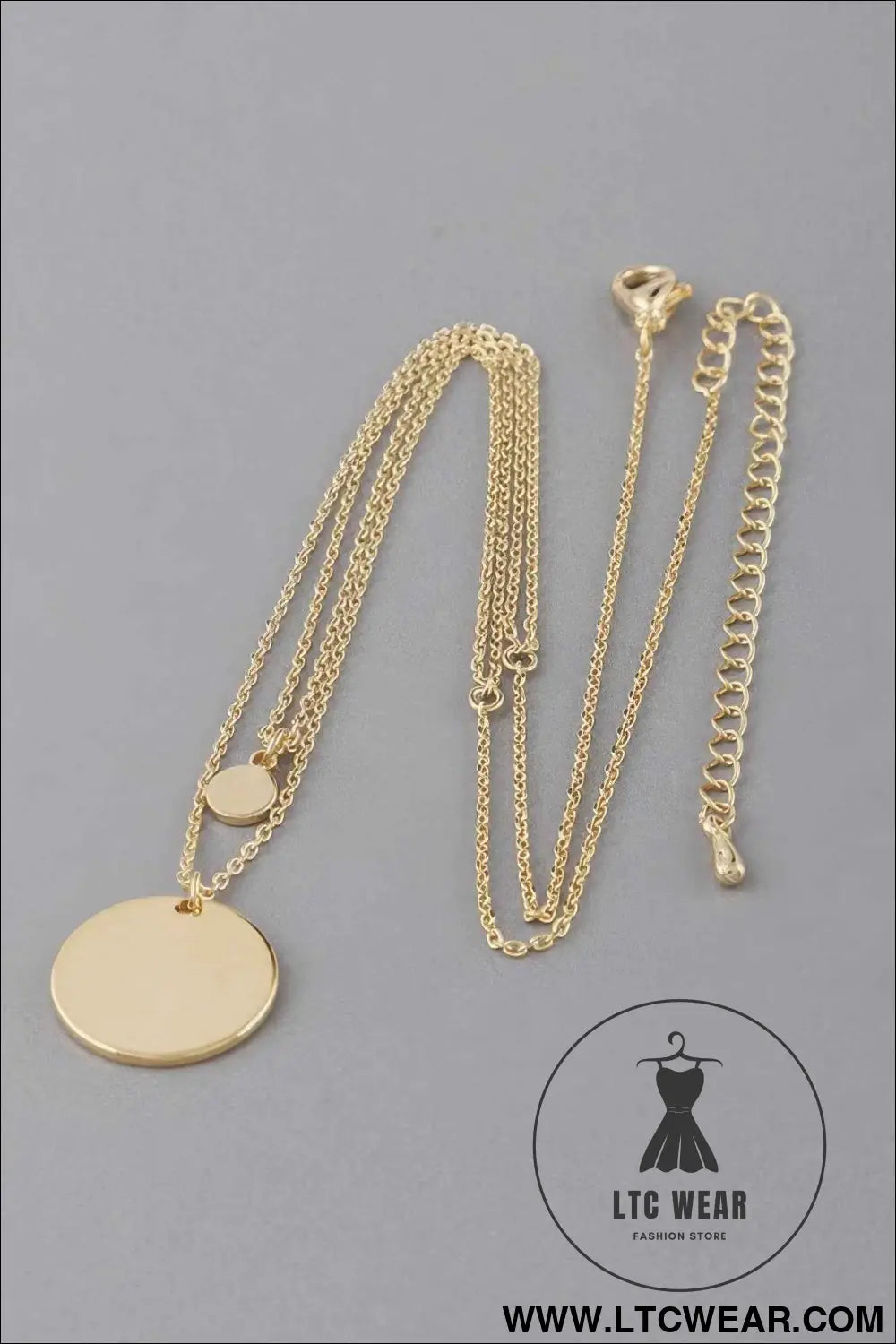 Double Pendant Necklace
