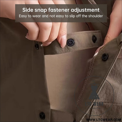 Double-Sided Waterproof Kitchen Apron – Adjustable Unisex Chef Apron, Pure Color Household Cooking Workwear - L.T.C Wear Online Fashion Store