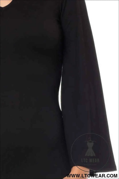 Dty Brush Knee Length Dress