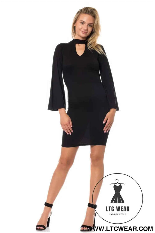 Dty Brush Knee Length Dress