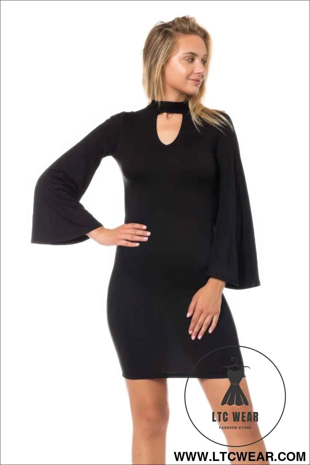 Dty Brush Knee Length Dress