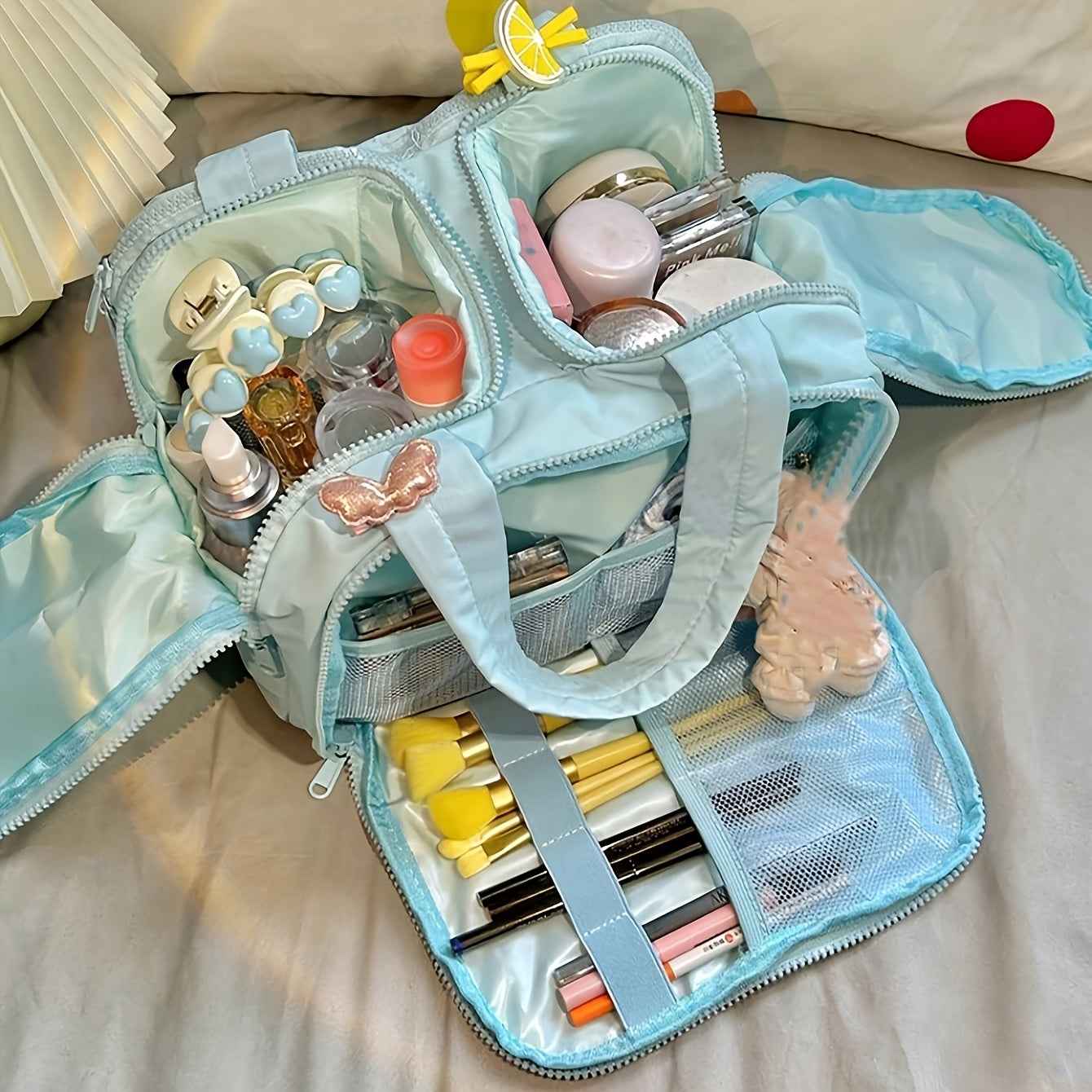 Large Capacity Portable Toiletry  Medicine Travel Organizer Bag