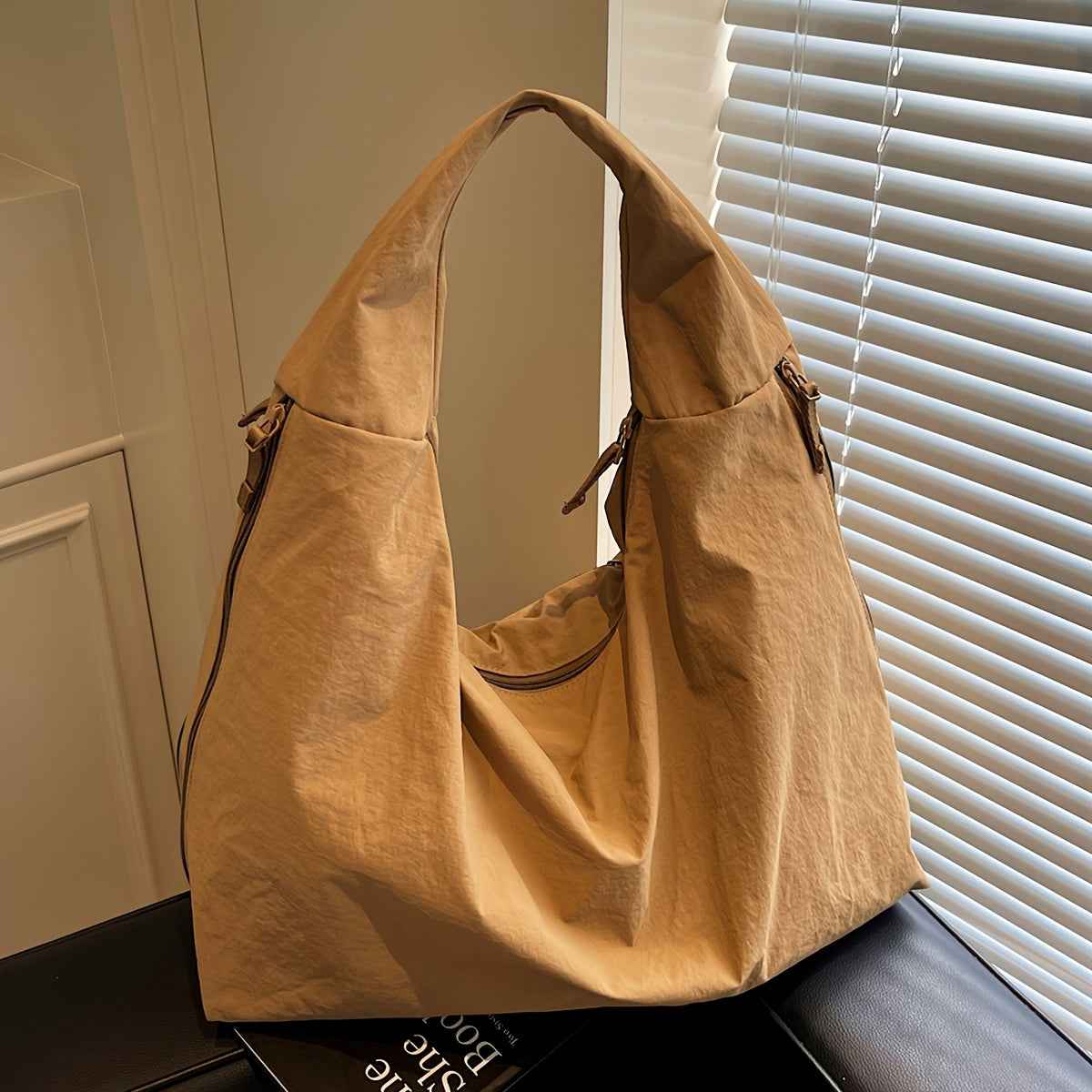 Chic Nylon Commuter Bag Large Soft Washable  Fashionable