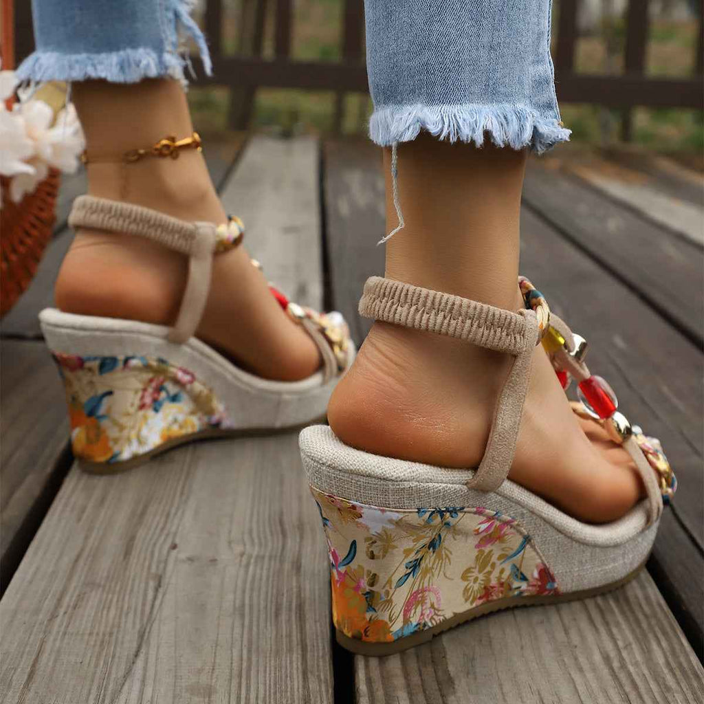 Boho Chic Vintage Wedge Sandals for Effortless Style