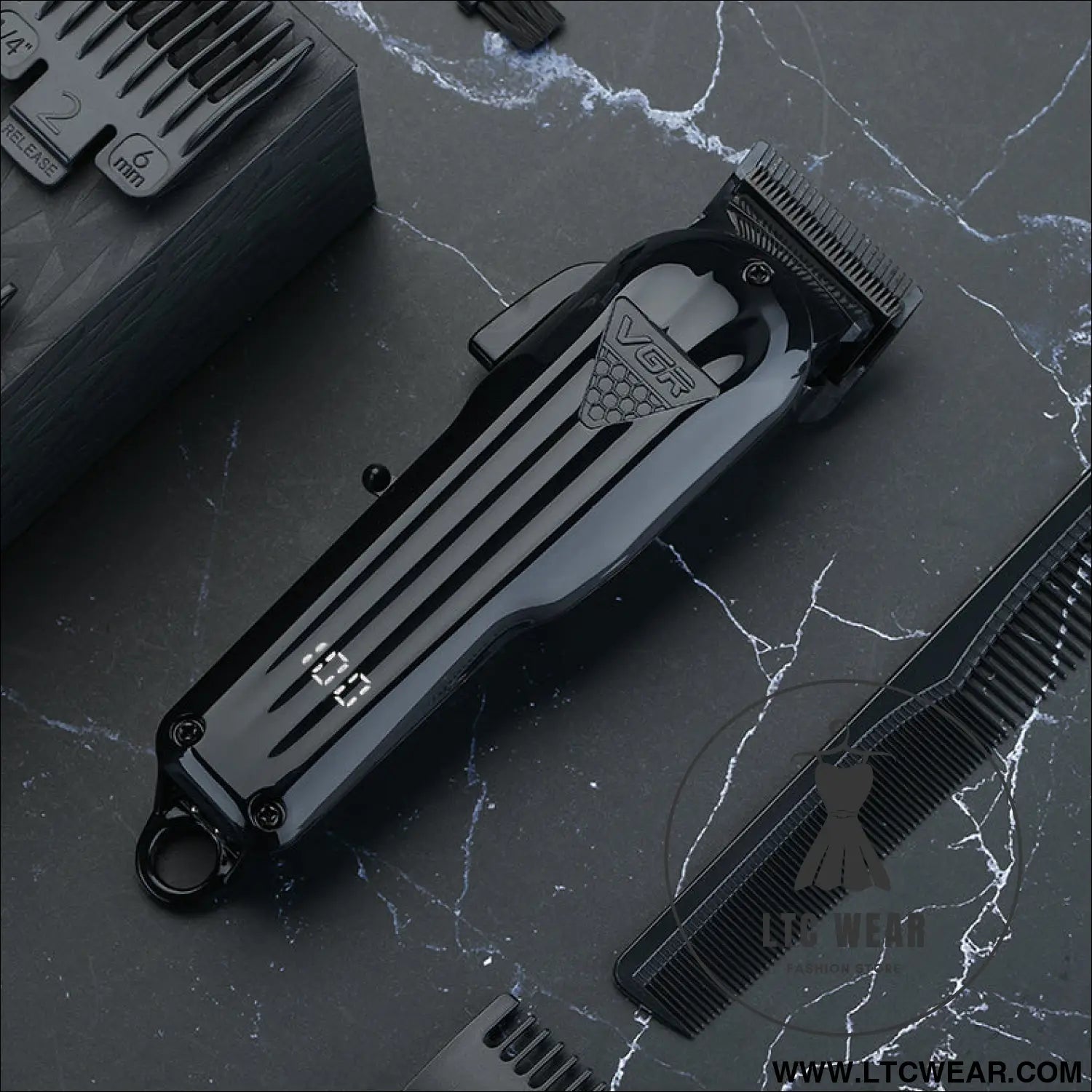 Electric hair clipper fine adjustment gradual change electric hair salon usb rechargeable household electric hair