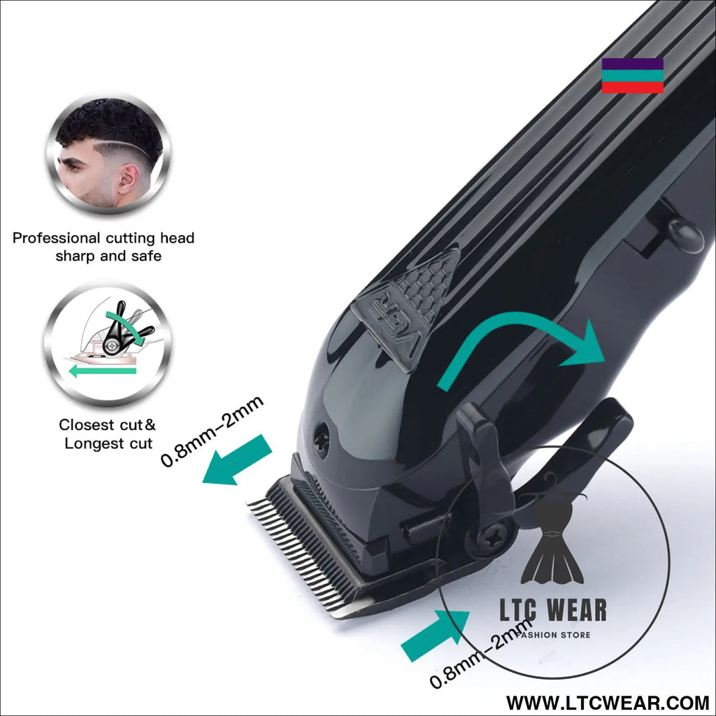 Electric hair clipper fine adjustment gradual change electric hair salon usb rechargeable household electric hair