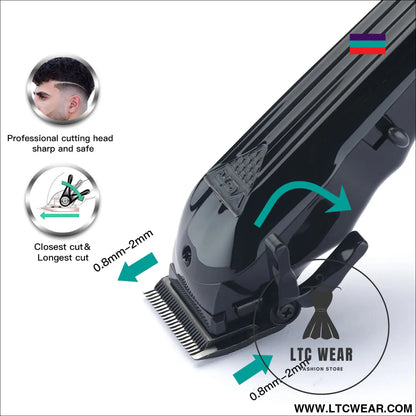 Electric hair clipper fine adjustment gradual change electric hair salon usb rechargeable household electric hair