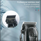 Electric hair clipper fine adjustment gradual change electric hair salon usb rechargeable household electric hair