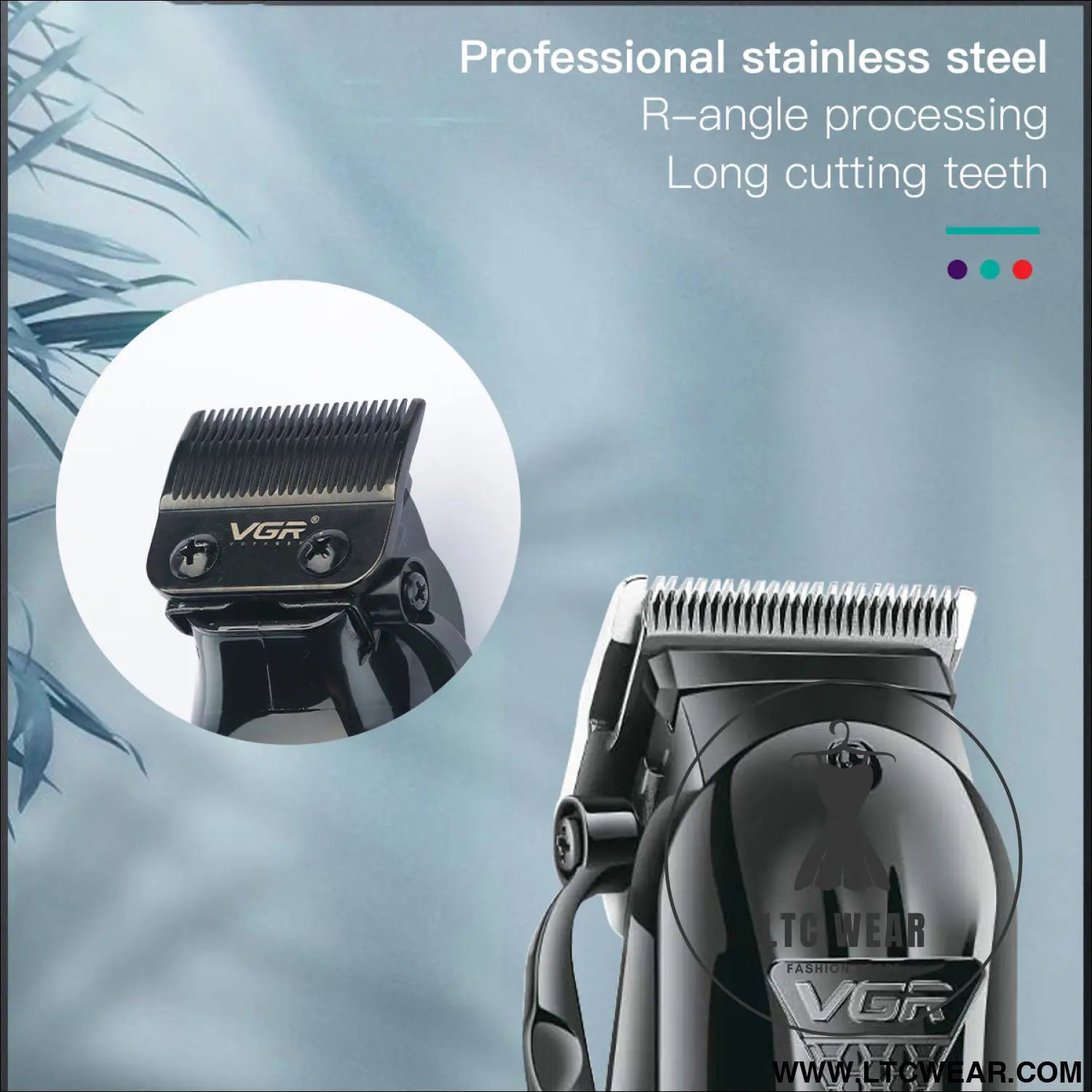 Electric hair clipper fine adjustment gradual change electric hair salon usb rechargeable household electric hair