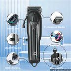 Electric hair clipper fine adjustment gradual change electric hair salon usb rechargeable household electric hair