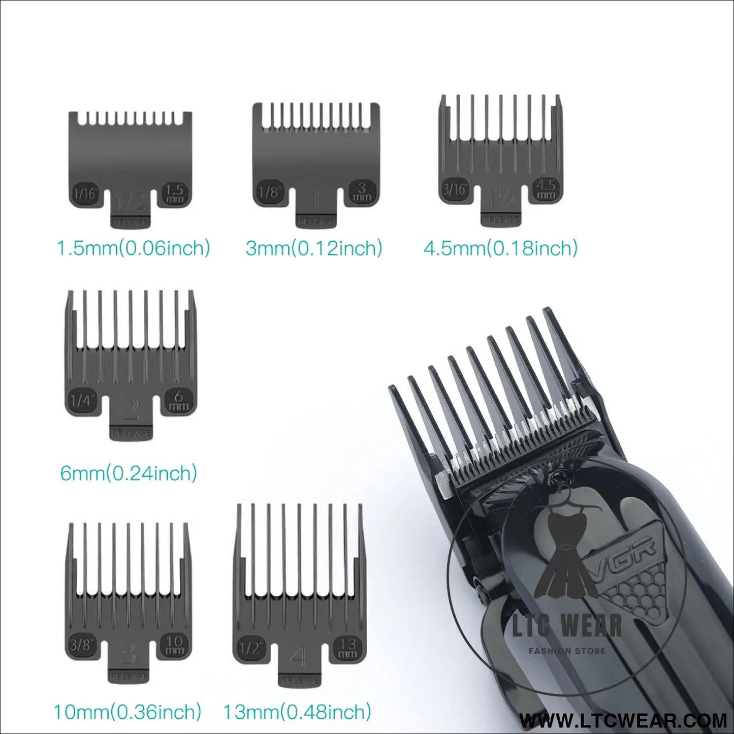 Electric hair clipper fine adjustment gradual change electric hair salon usb rechargeable household electric hair