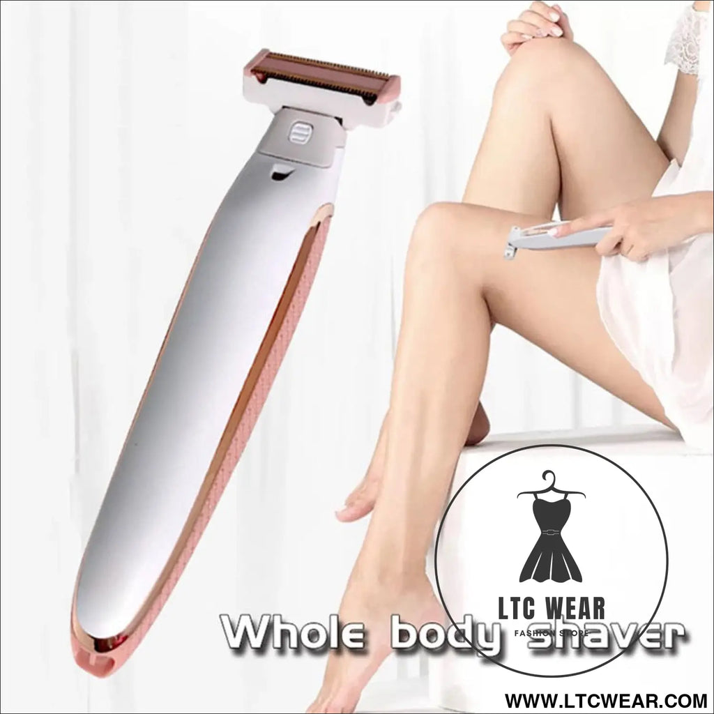 Electric lady shaver razor flawless body hair shaver painless bikini trimmer usb rechargeable fast hair shaving machine
