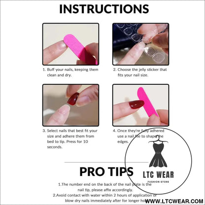 Elegant 24pcs Gradient Long Coffin Press-On Nails