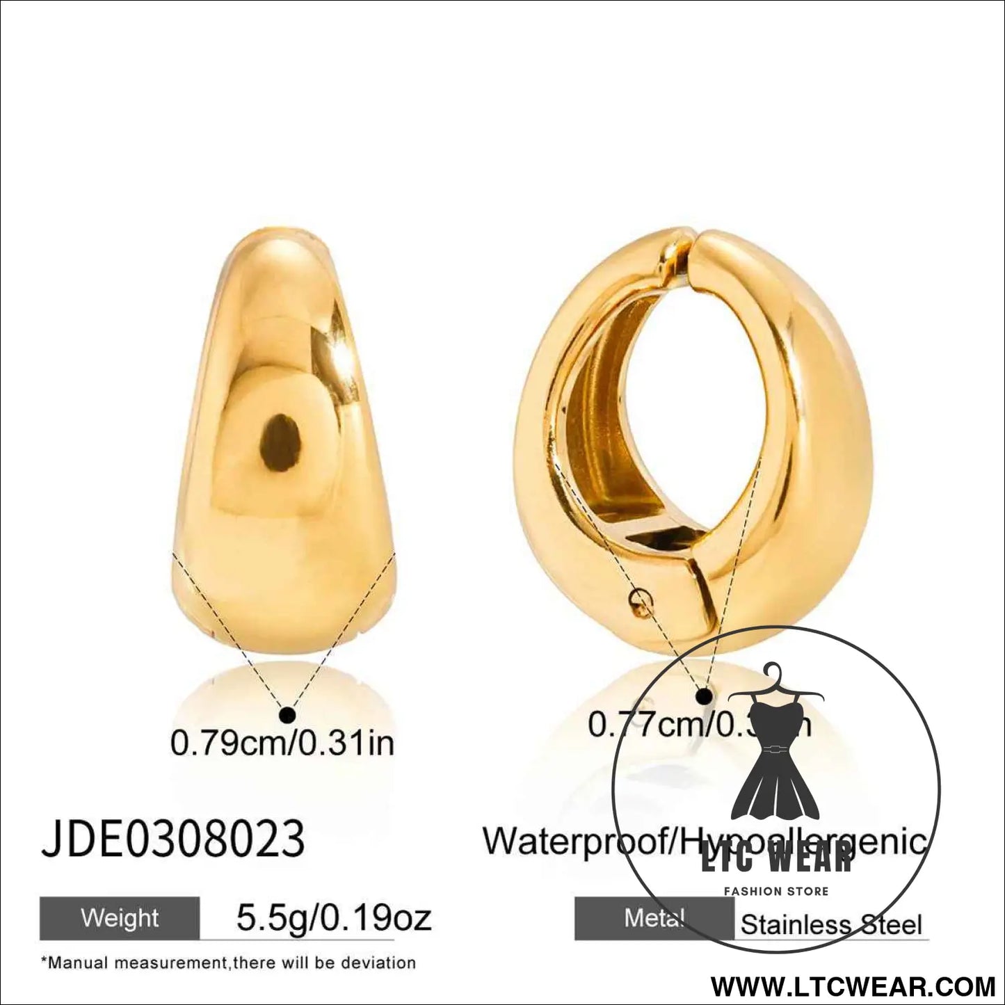 Elephant Zircon Earring Collection