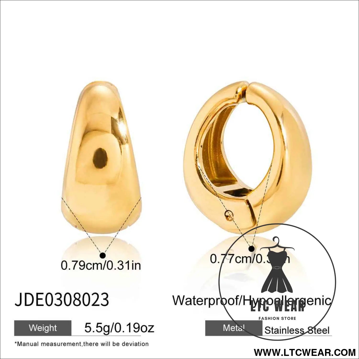 Elephant Zircon Earring Collection