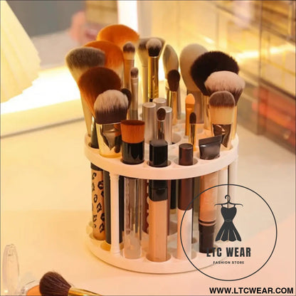 Elevate Your Routine: Organized Makeup Brush Holder - L.T.C Wear Online Fashion Store