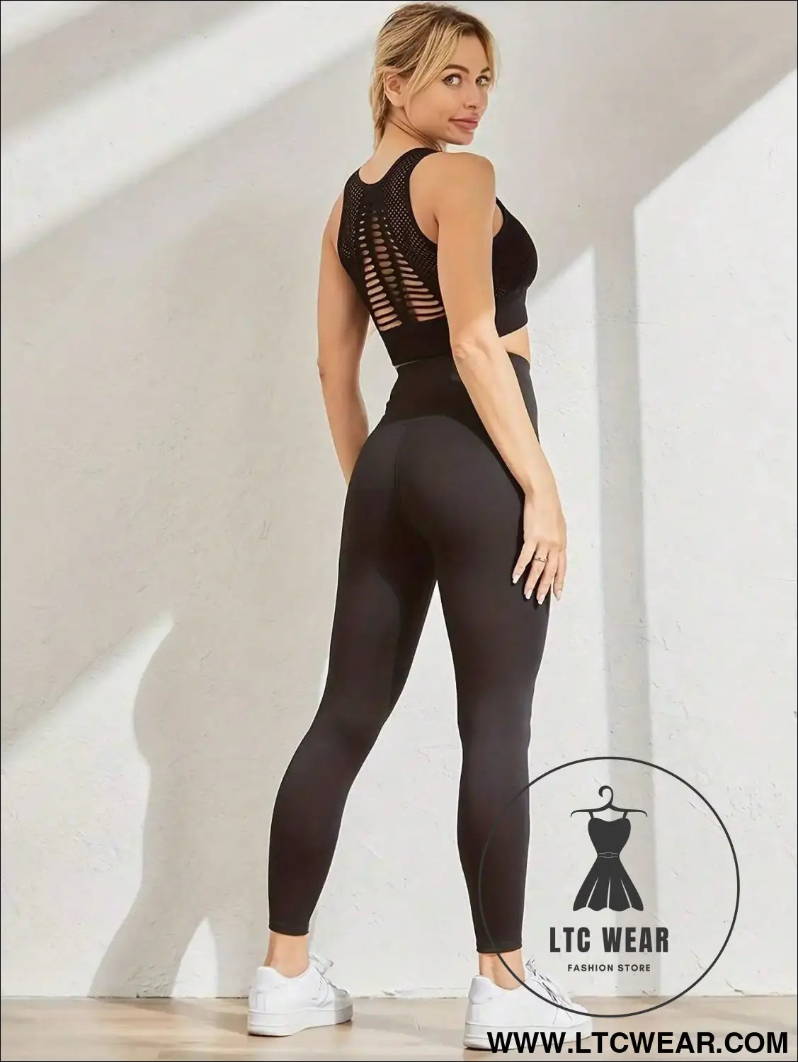 Elevate your workout: butt lifting high waist leggings - leggings