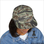 Embroidered 5-panel cotton cap l.t.c wear camper hat - hats