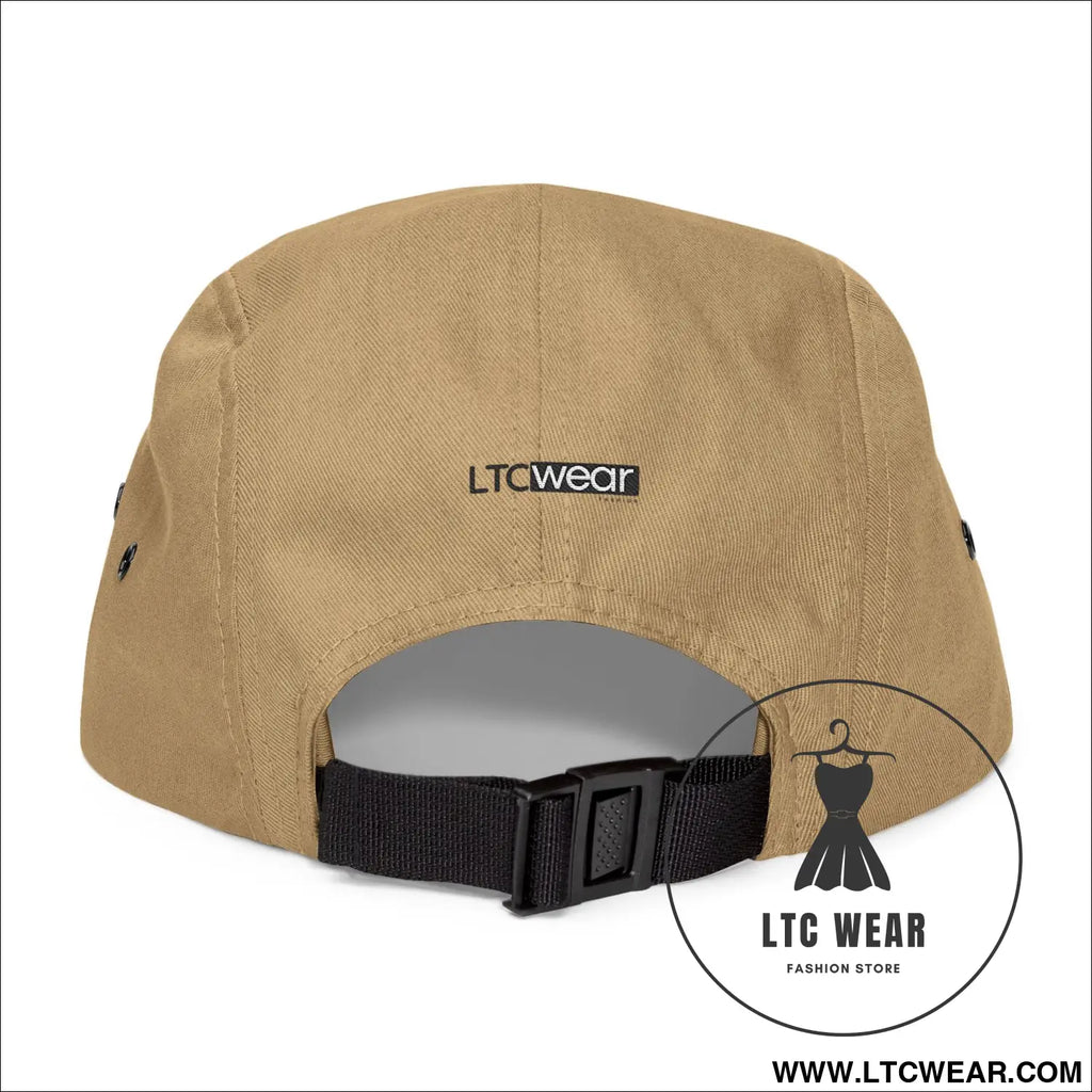 Embroidered 5-panel cotton cap l.t.c wear camper hat - hats