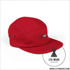 Embroidered 5-panel cotton cap l.t.c wear camper hat - hats
