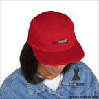 Embroidered 5-panel cotton cap l.t.c wear camper hat - hats
