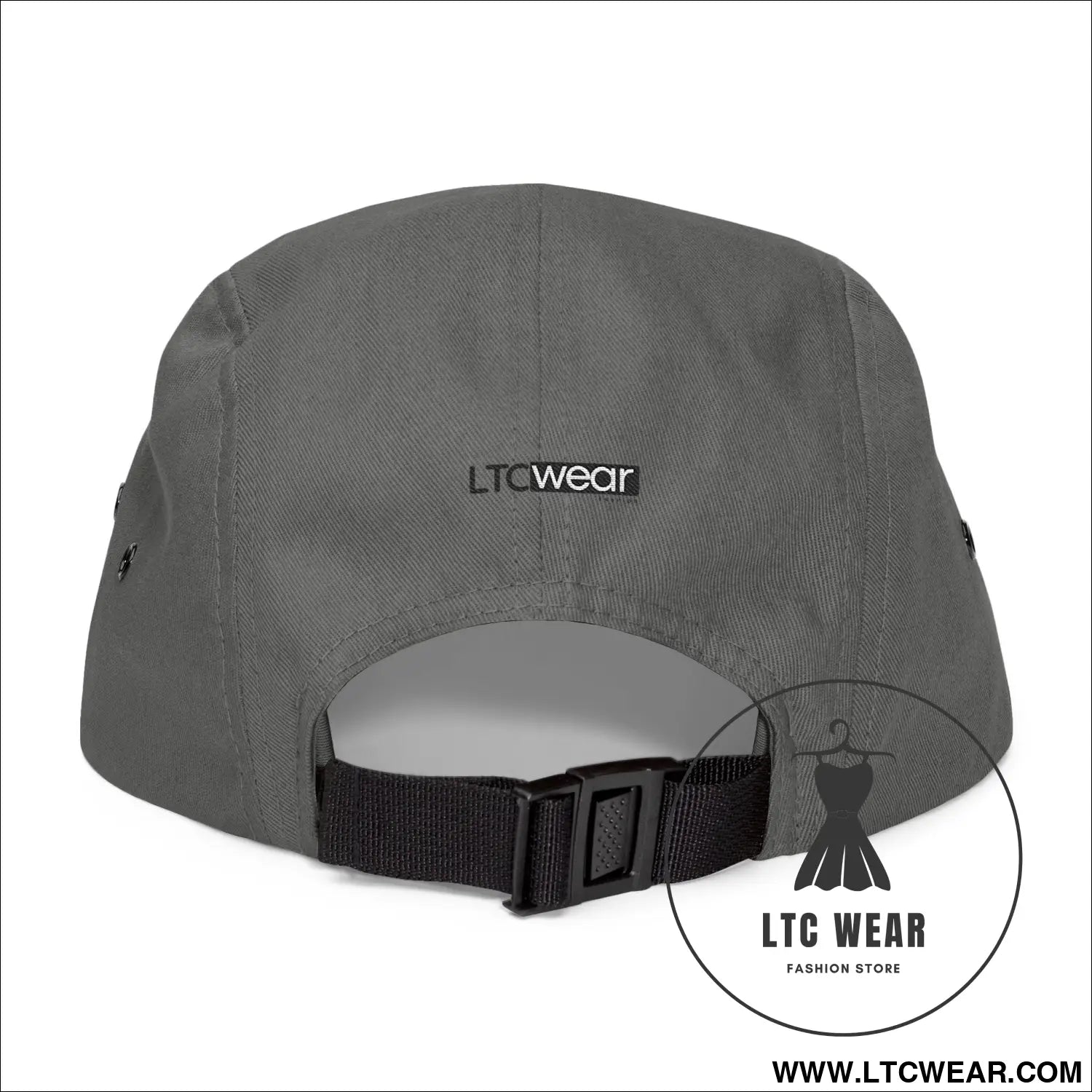Embroidered 5-panel cotton cap l.t.c wear camper hat - hats