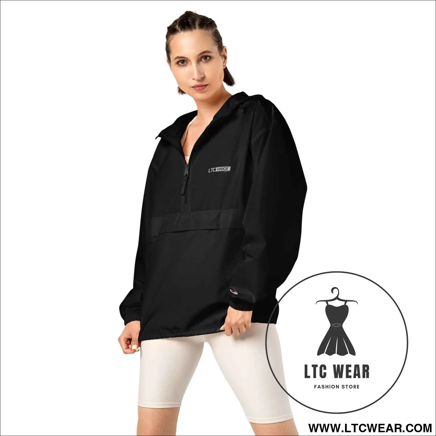 Embroidered Champion Packable Jacket