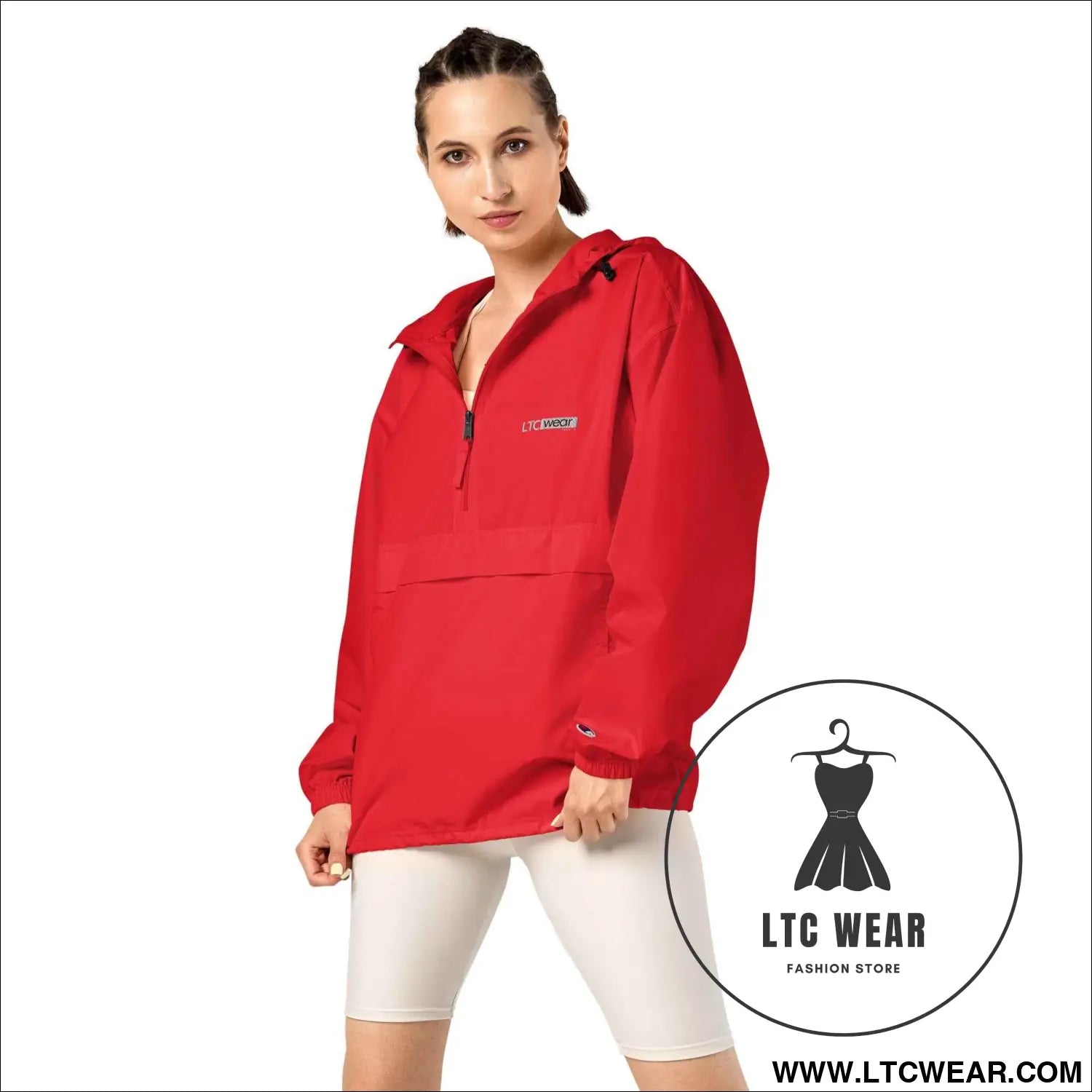 Embroidered Champion Packable Jacket