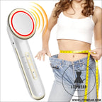 Ems body sculpting device with 5 modes rechargeable far infrared & ultrasonic fat burning slimming beauty instrument