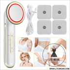Ems body sculpting device with 5 modes rechargeable far infrared & ultrasonic fat burning slimming beauty instrument