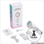 Ems body sculpting device with 5 modes rechargeable far infrared & ultrasonic fat burning slimming beauty instrument