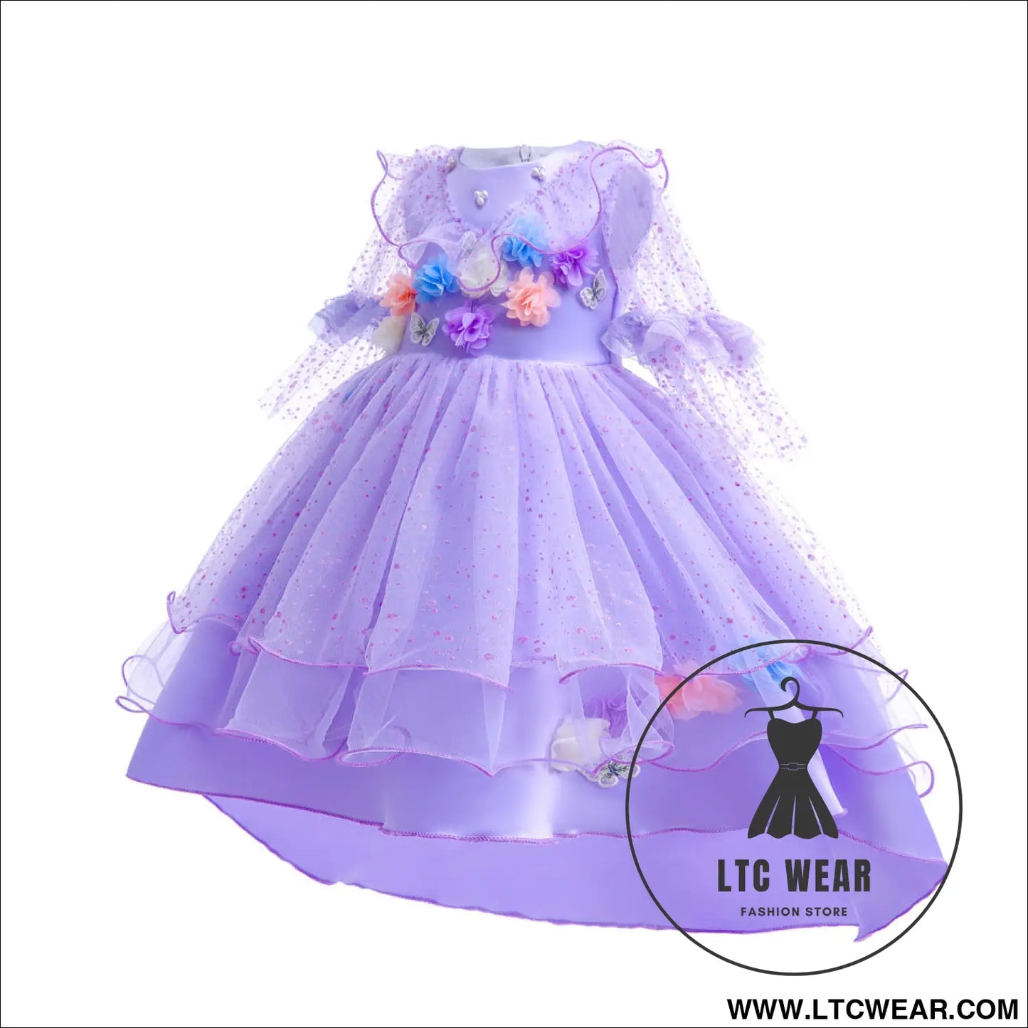 Encanto isabela princess dress flowers purple dress cosplay