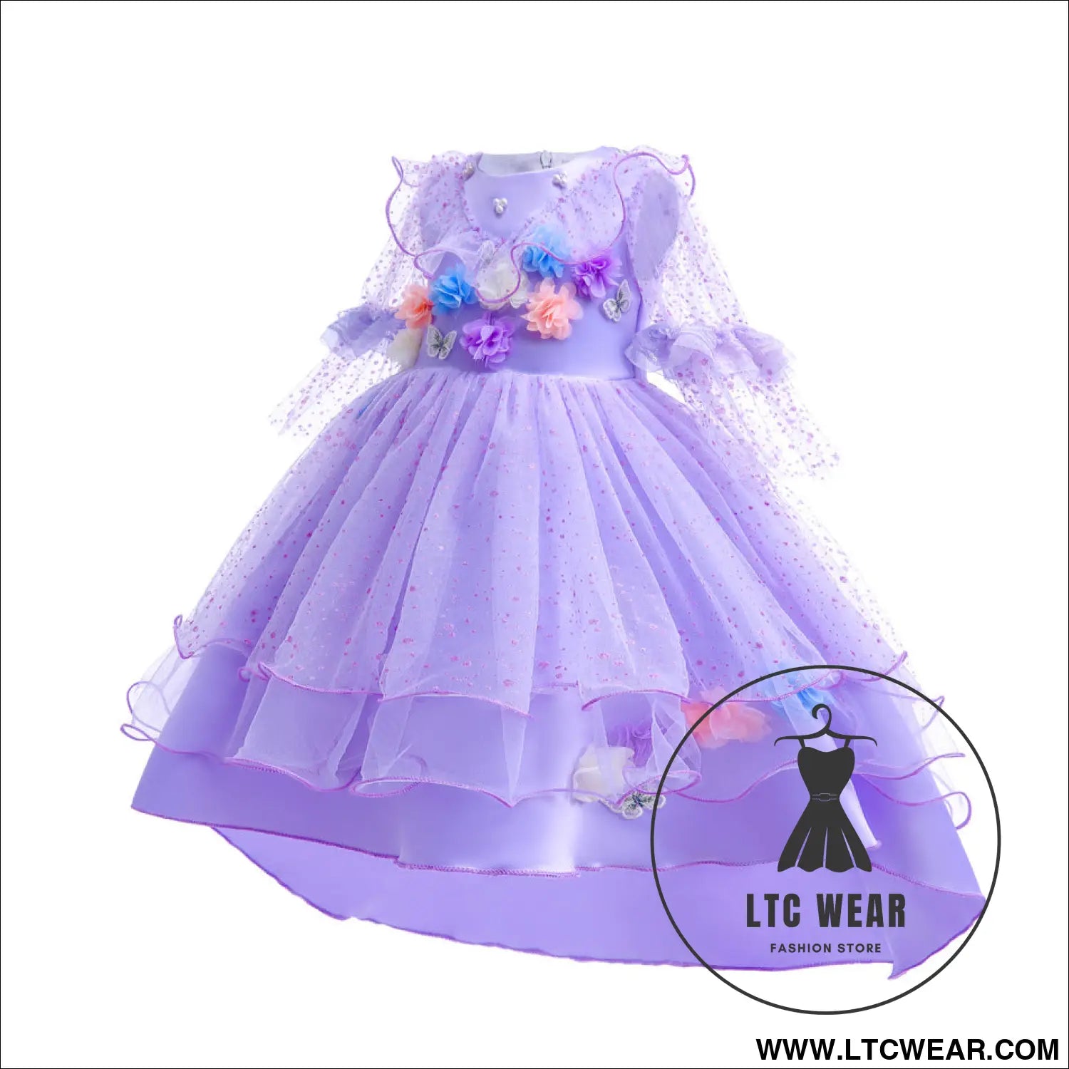 Encanto isabela princess dress flowers purple dress cosplay