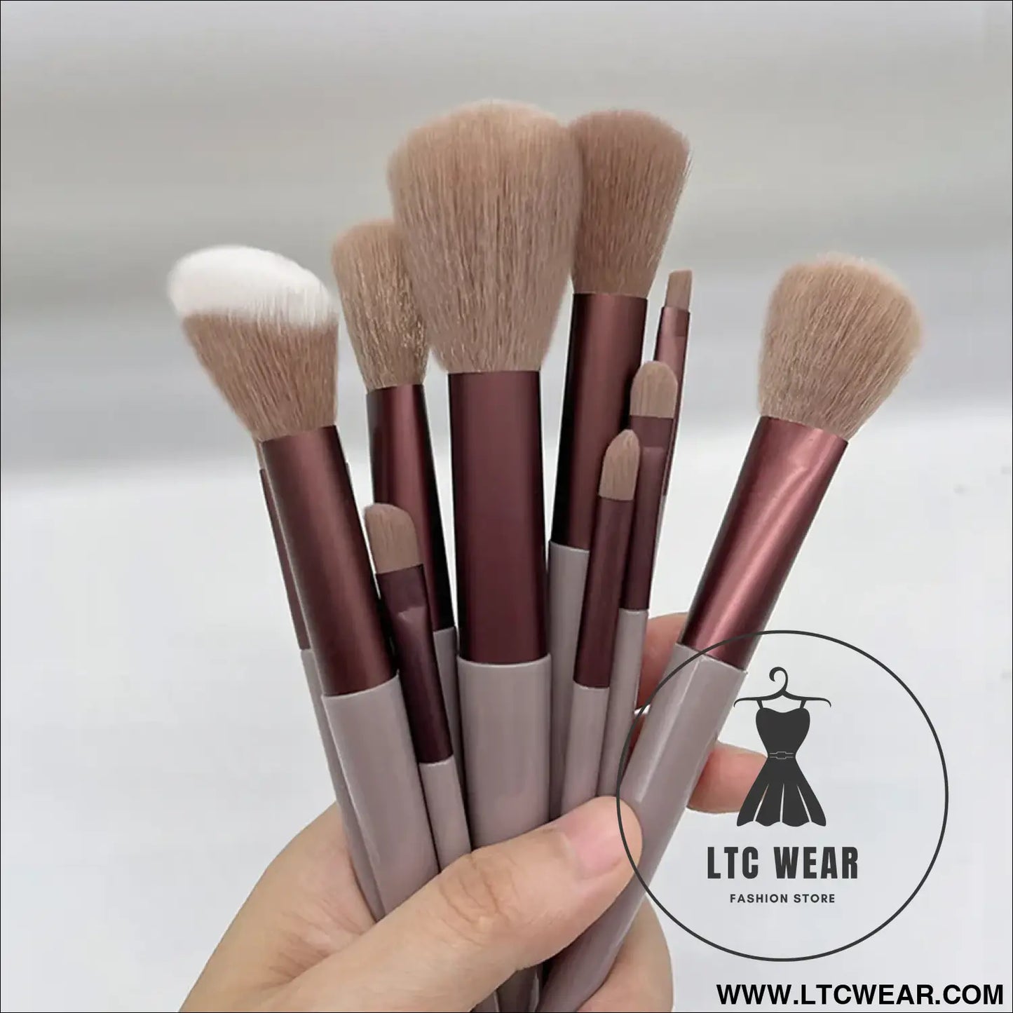 Essential 13-Piece Makeup Brush Set for Flawless Beauty - L.T.C Wear Online Fashion Store