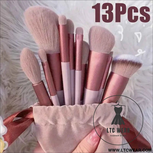 Essential 13-Piece Makeup Brush Set for Flawless Beauty