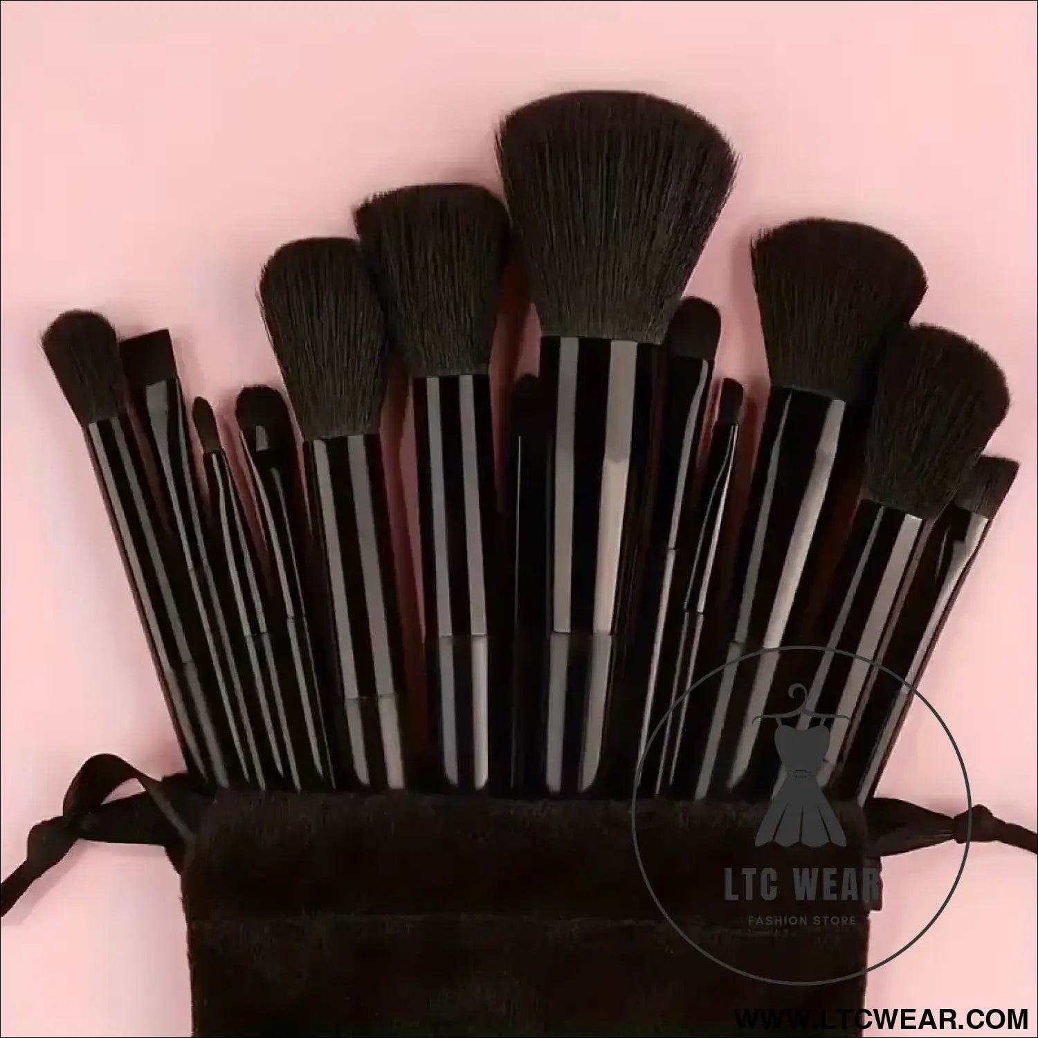 Essential 13-Piece Makeup Brush Set for Flawless Beauty - L.T.C Wear Online Fashion Store