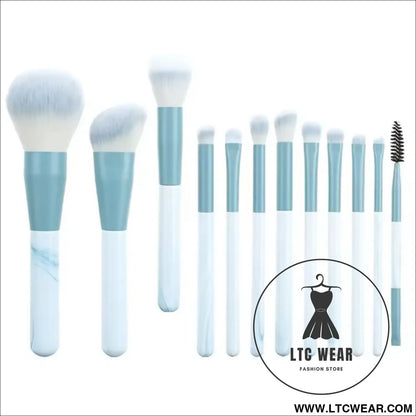 Essential 13-Piece Makeup Brush Set for Flawless Beauty - L.T.C Wear Online Fashion Store