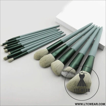 Essential 13-Piece Makeup Brush Set for Flawless Beauty - L.T.C Wear Online Fashion Store
