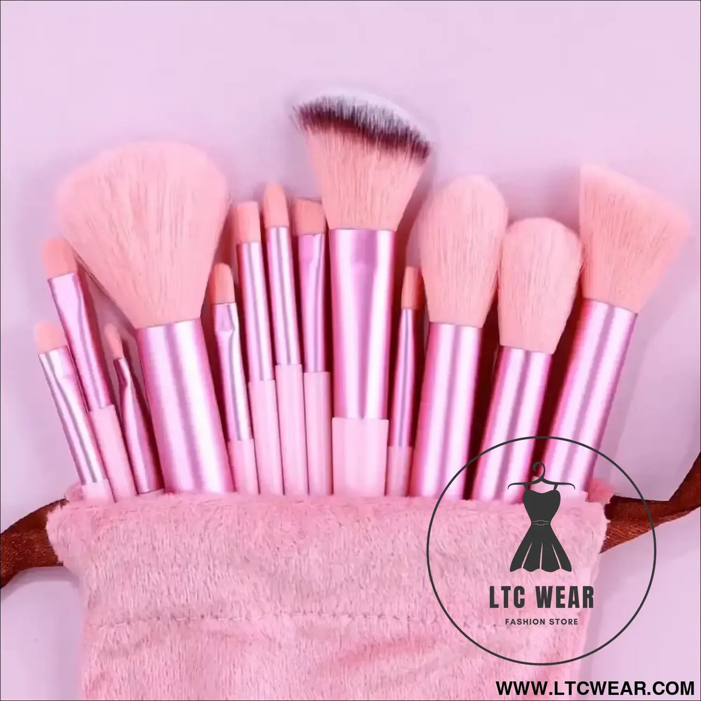 Essential 13-Piece Makeup Brush Set for Flawless Beauty - L.T.C Wear Online Fashion Store
