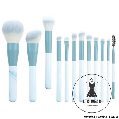 Essential 13-Piece Makeup Brush Set for Flawless Beauty - L.T.C Wear Online Fashion Store