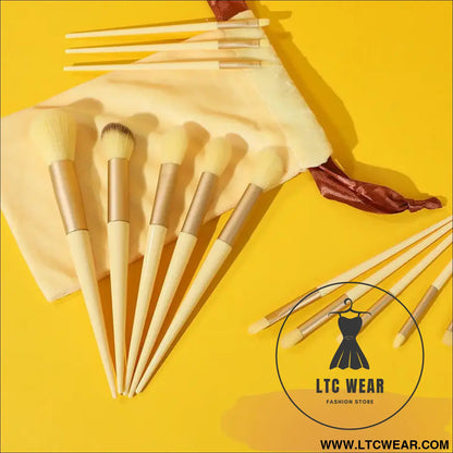 Essential 13-Piece Makeup Brush Set for Flawless Beauty - L.T.C Wear Online Fashion Store